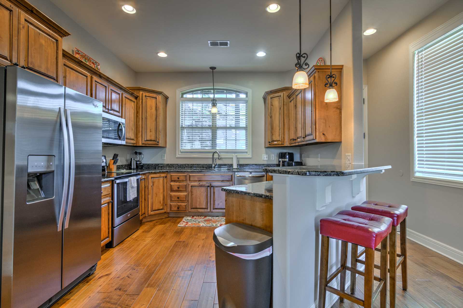 well stocked kitchen
