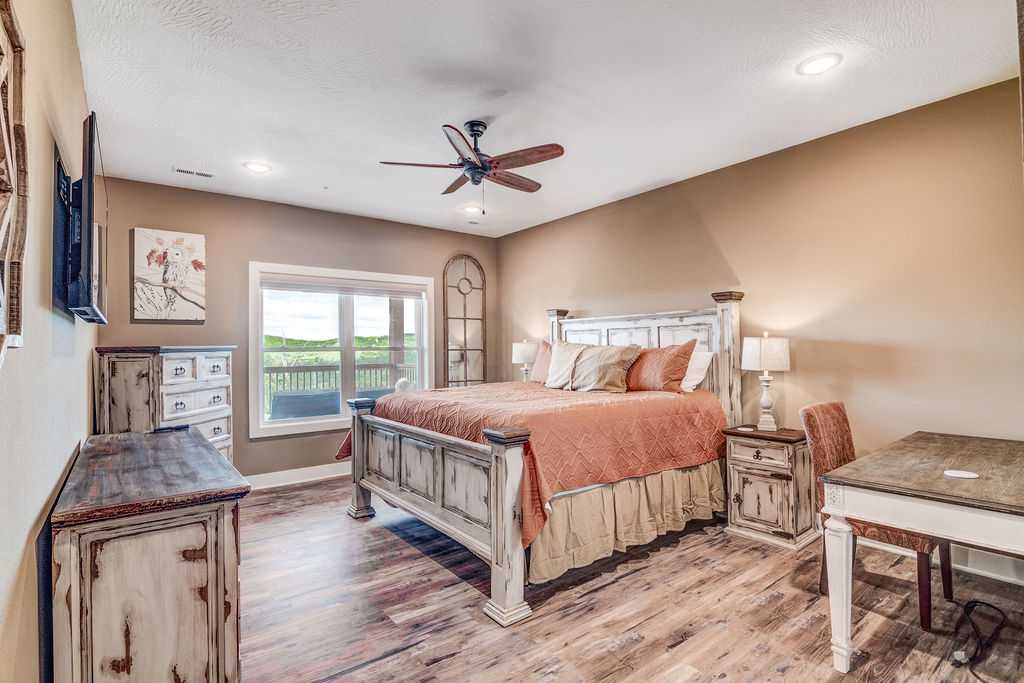 master suite on lower level